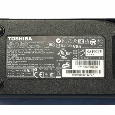 Toshiba 19V 6.32A 120W ADP-120ZB AB,PA-1121-04  Ac Adapter for  Toshiba Satellite A Satellite L Series
                    